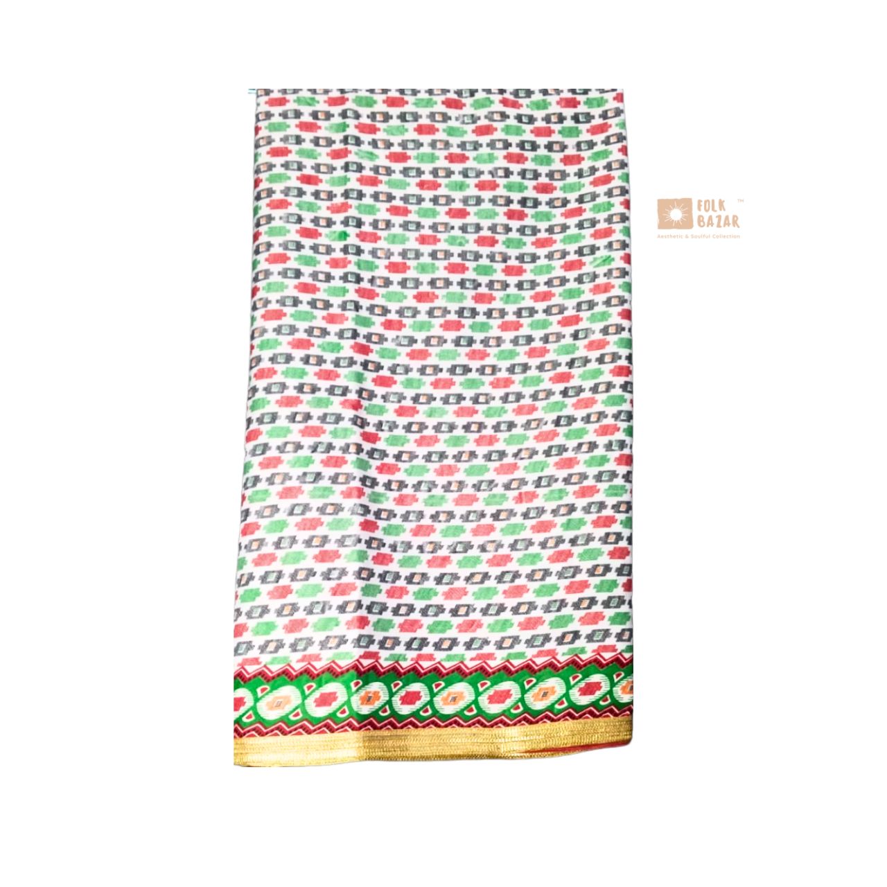 Dhaka Saree with Blouse Peice